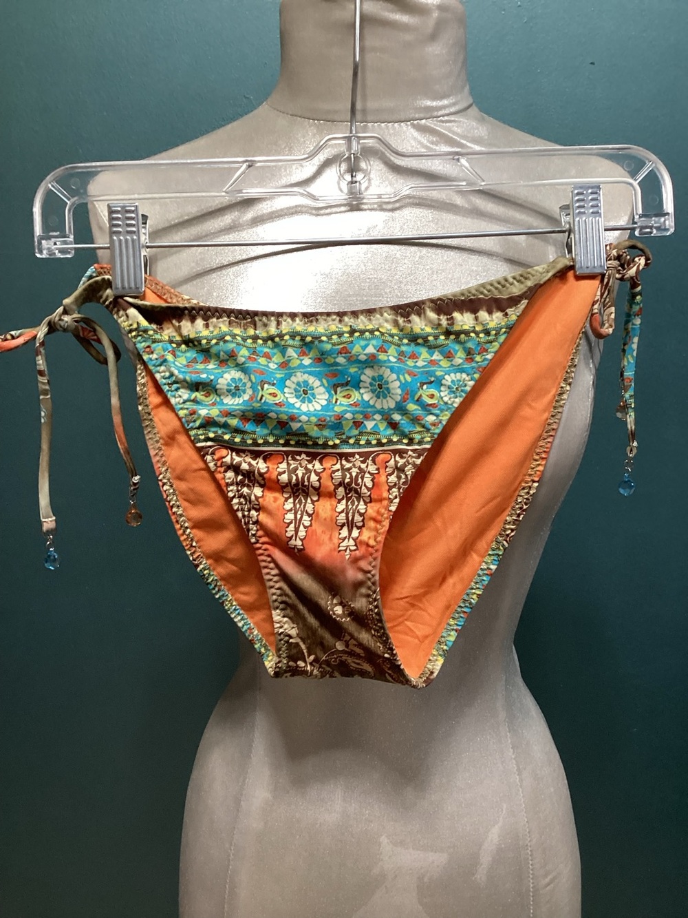 New bright tie side bikini bottom